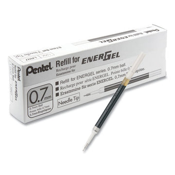 Pentel® Refill For Pentel Energel Retractable Liquid Gel Pens, Fine Needle Tip, Blue Ink freeshipping - TVN Wholesale